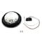 Truck-Lite 40 Series, Incandescent, 1 Bulb, Round Clear, Dome Light, Black Grommet Mount, Pl-2, Stripped 40003-3 - alternate 3